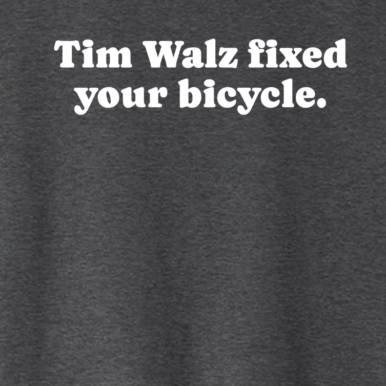 Tim Walz Fixed Your Bicycle Women's Crop Top Tee