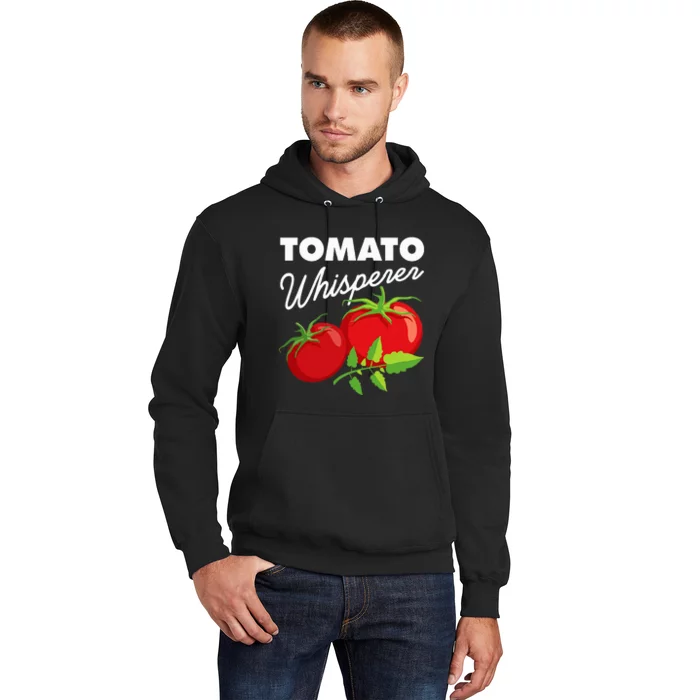 Tomato Whisperer Funny Vegan Farmer Garden Farm Lover Outfit Hoodie