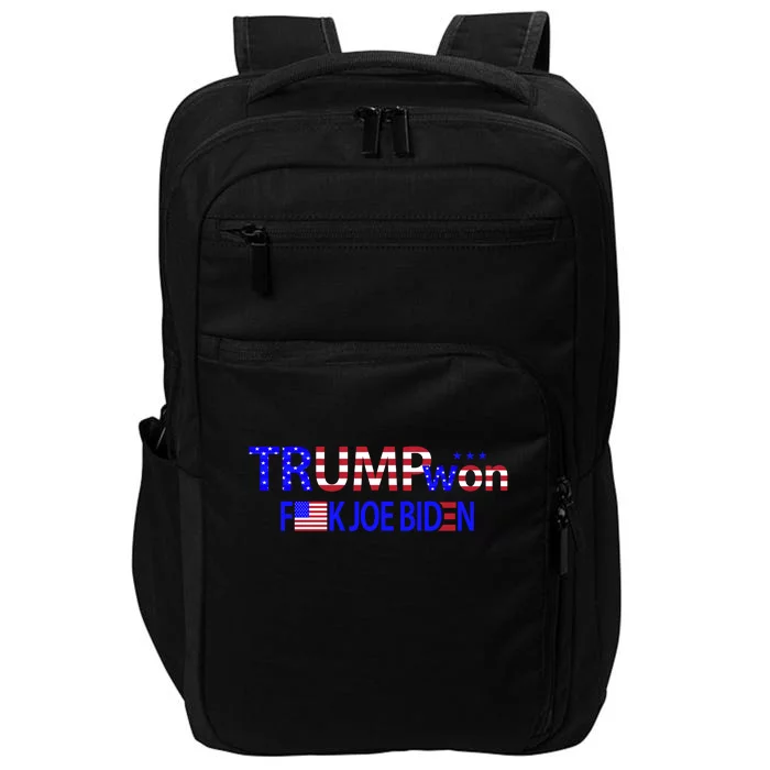 Trump Won F Joe Biden Impact Tech Backpack