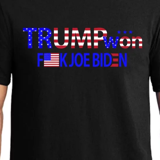 Trump Won F Joe Biden Pajama Set