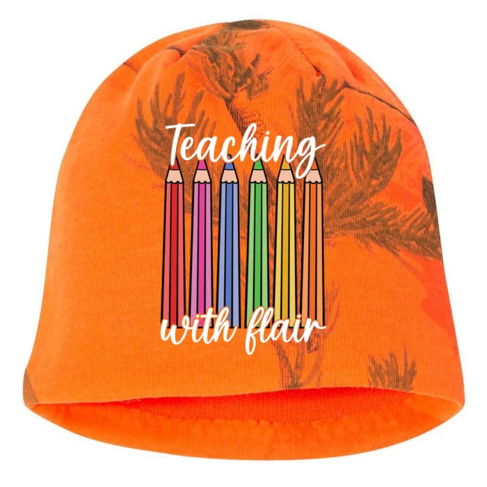 Teaching With Flair Colorful Pencil School Kati - Camo Knit Beanie