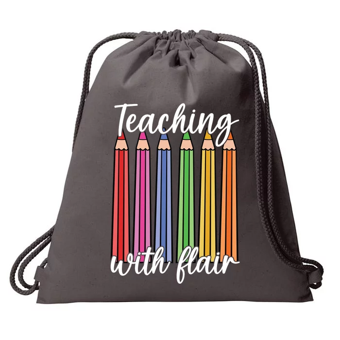 Teaching With Flair Colorful Pencil School Drawstring Bag