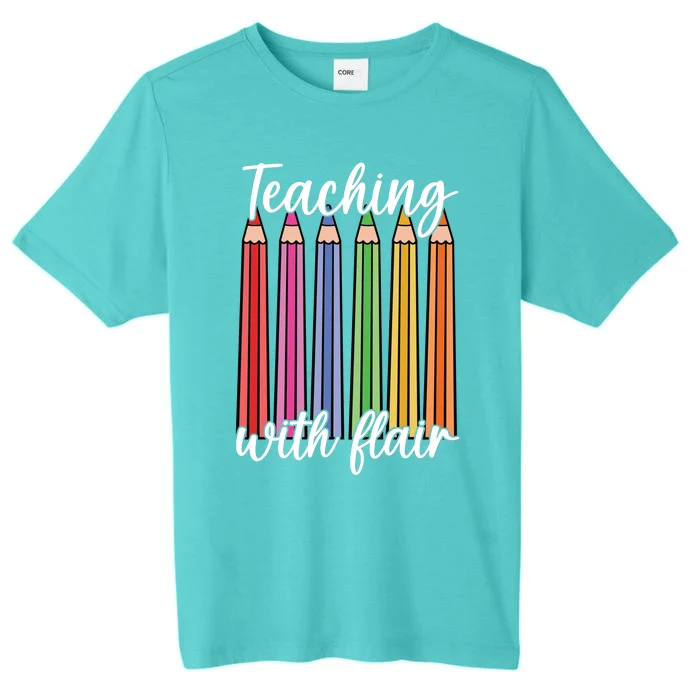 Teaching With Flair Colorful Pencil School ChromaSoft Performance T-Shirt