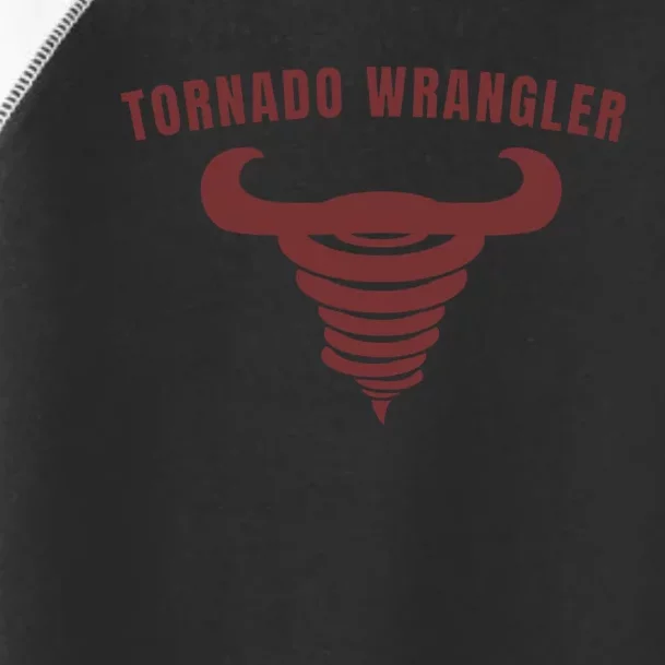 Tornado Wrangler Funny Design Toddler Fine Jersey T-Shirt