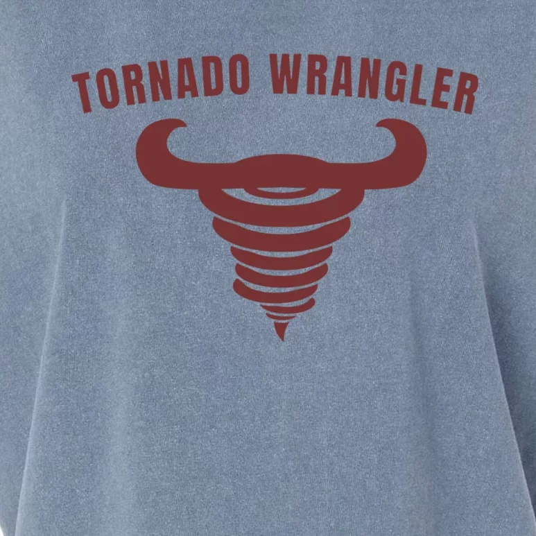 Tornado Wrangler Funny Design Garment-Dyed Women's Muscle Tee