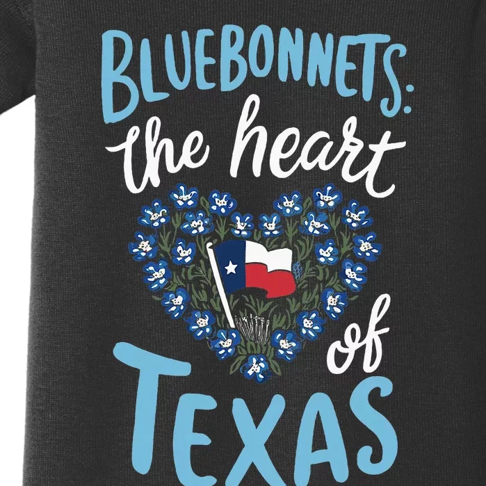 Texas Wildflowers Floral Texas Spring Lesser Sunflower Baby Bodysuit