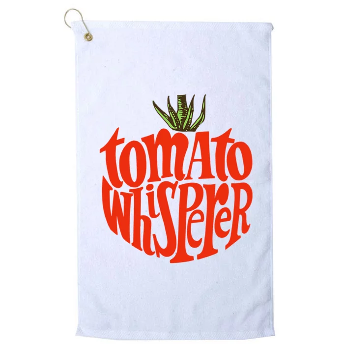 Tomato Whisperer For Gardening Enthusiasts Platinum Collection Golf Towel