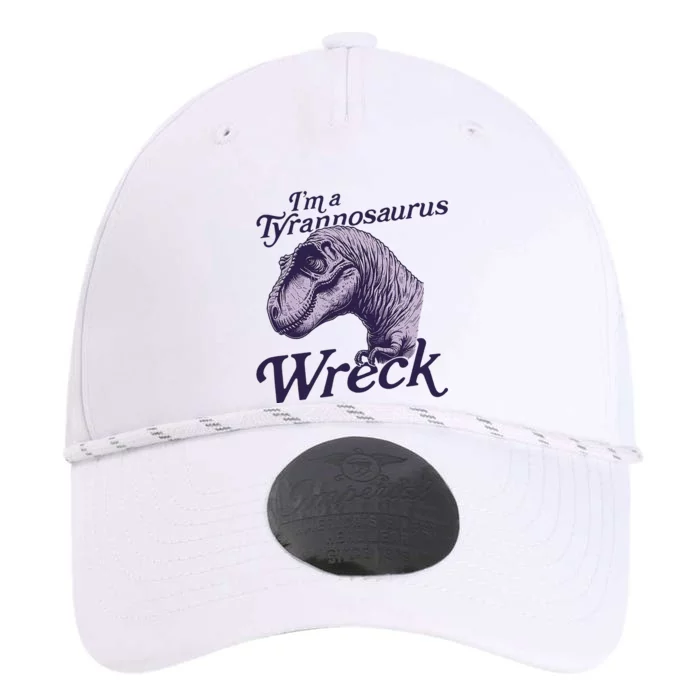 Tyrannosaurus Wreck Funny Dinosaur Design Performance The Dyno Cap