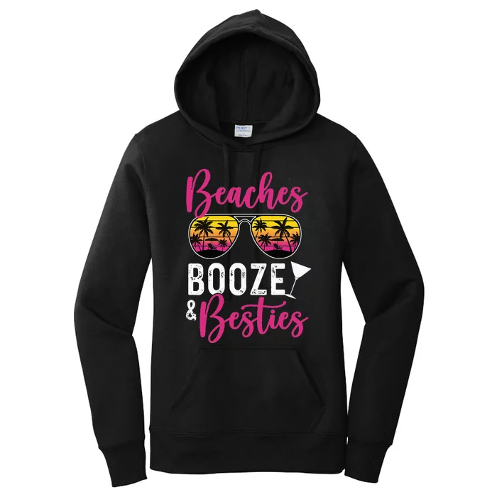 Trip Weekend Friends Beaches Booze Besties Women's Pullover Hoodie