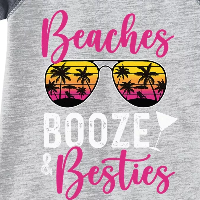 Trip Weekend Friends Beaches Booze Besties Infant Baby Jersey Bodysuit