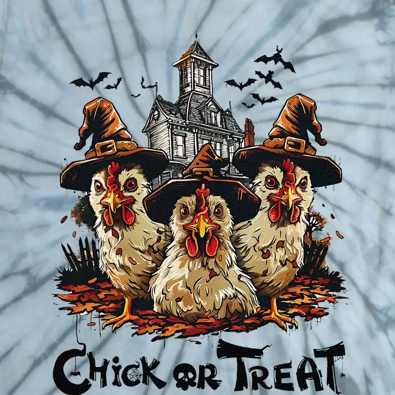 Tonight We Fly Halloween Chicken Fall Farm Animals Tie-Dye T-Shirt