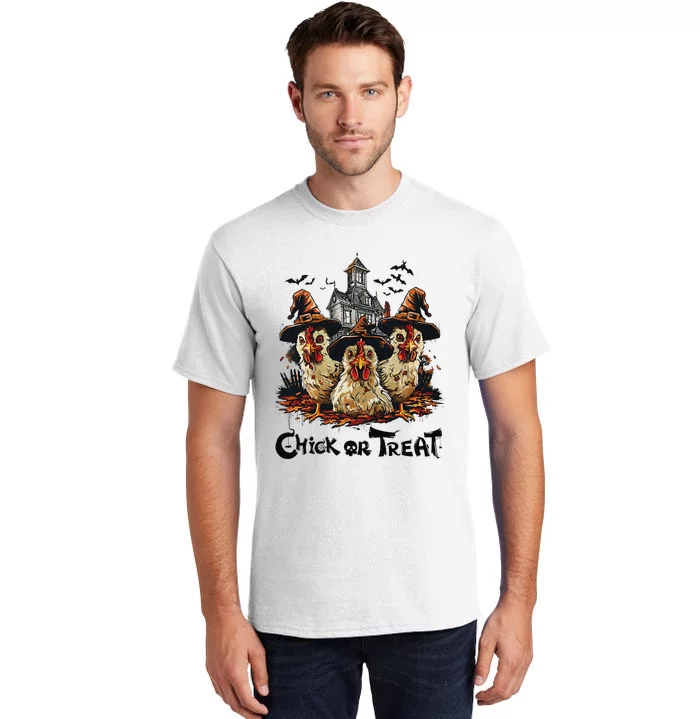 Tonight We Fly Halloween Chicken Fall Farm Animals Tall T-Shirt