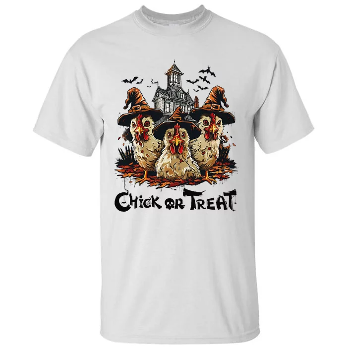 Tonight We Fly Halloween Chicken Fall Farm Animals Tall T-Shirt