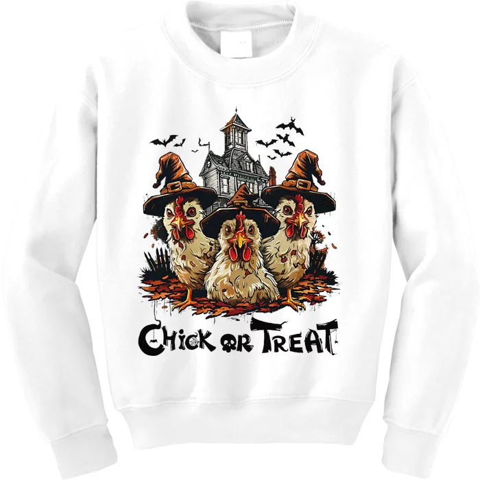 Tonight We Fly Halloween Chicken Fall Farm Animals Kids Sweatshirt