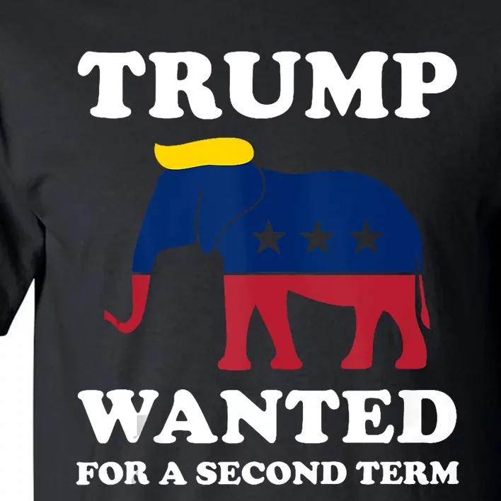 Trump Wanted For Second Term 2024 Pro Trump 2024 Election Tall T-Shirt