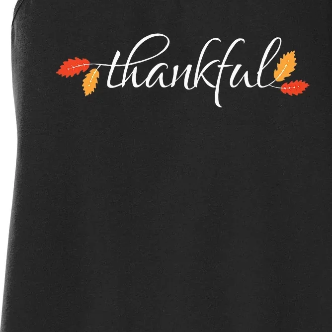 Thanksgiving Women Family Fall Women's Racerback Tank