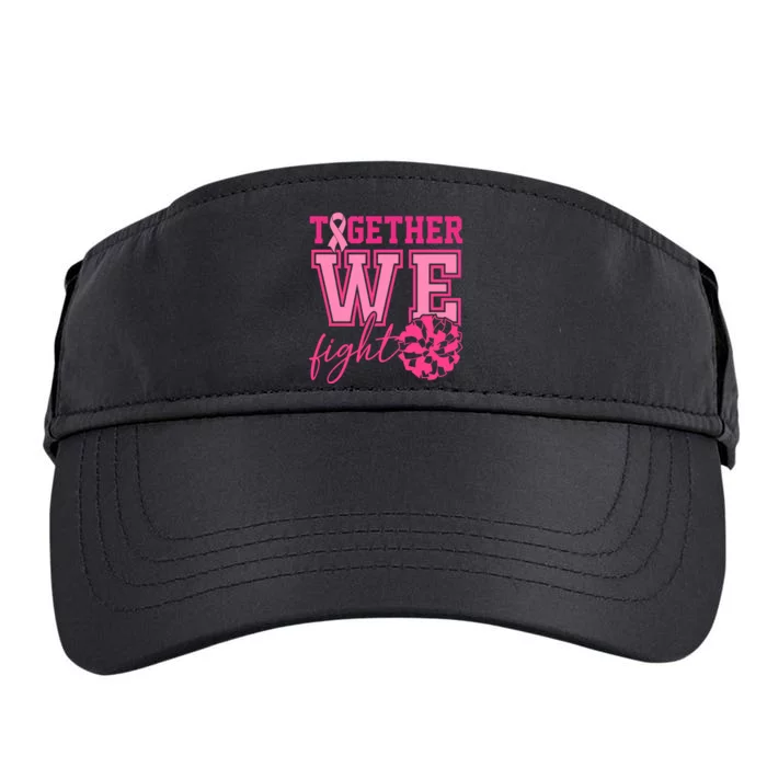 Together We Fight Cheer Team Breast Cancer Adult Drive Performance Visor