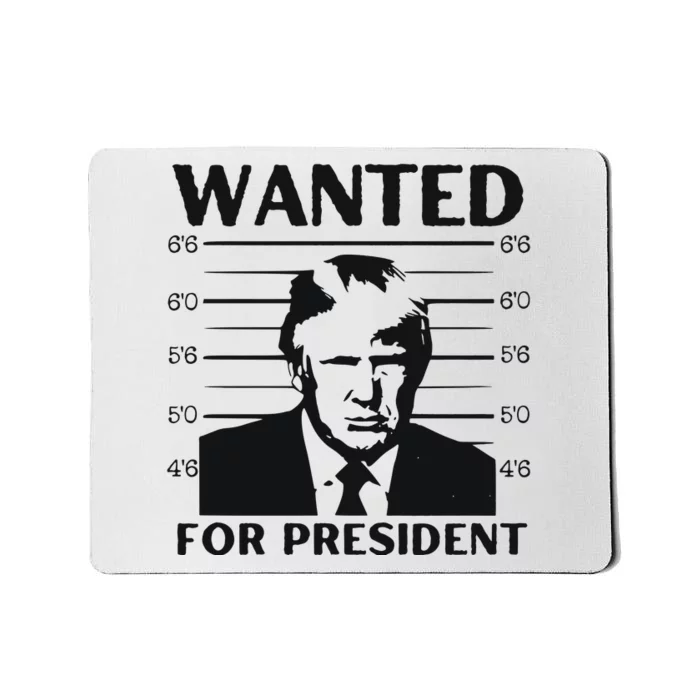 Trump Wanted For President Im Voting For Trump 2024 Mousepad