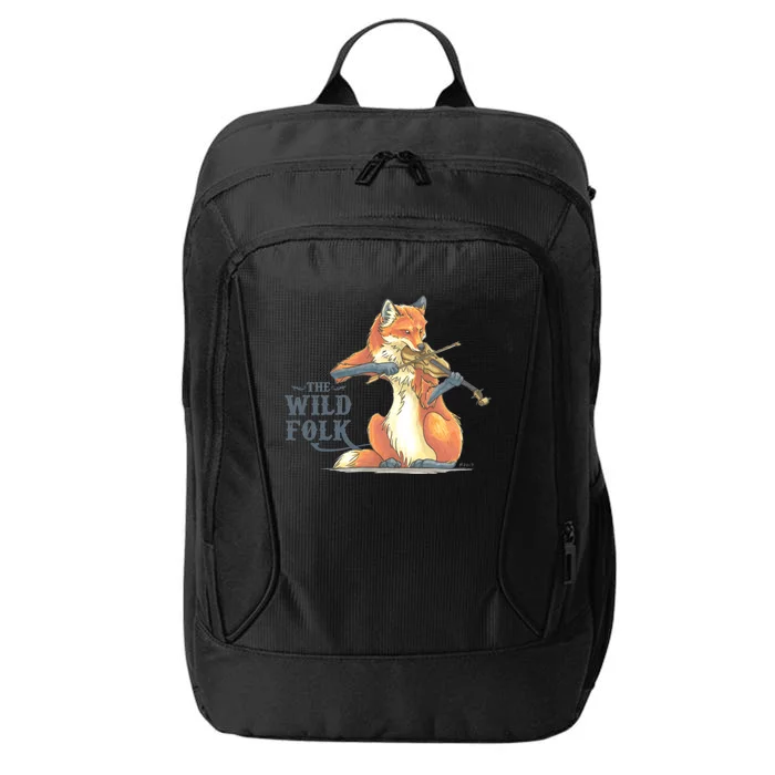 The Wild Folk Fox On Fiddle City Backpack