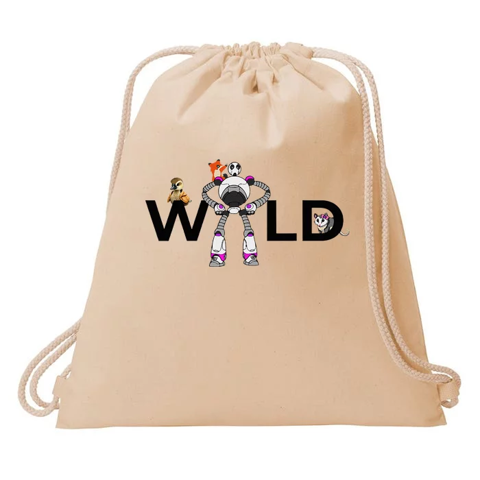 The Wildrobot Funny Movie Holiday Women Costume Drawstring Bag