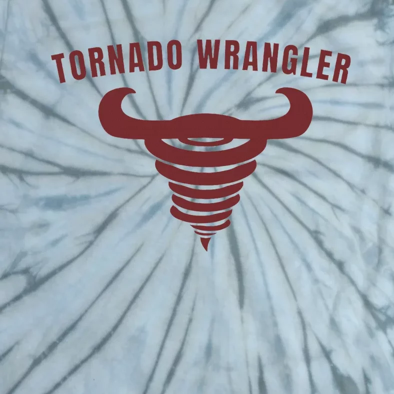 Tornado Wrangler Funny Design Tie-Dye T-Shirt