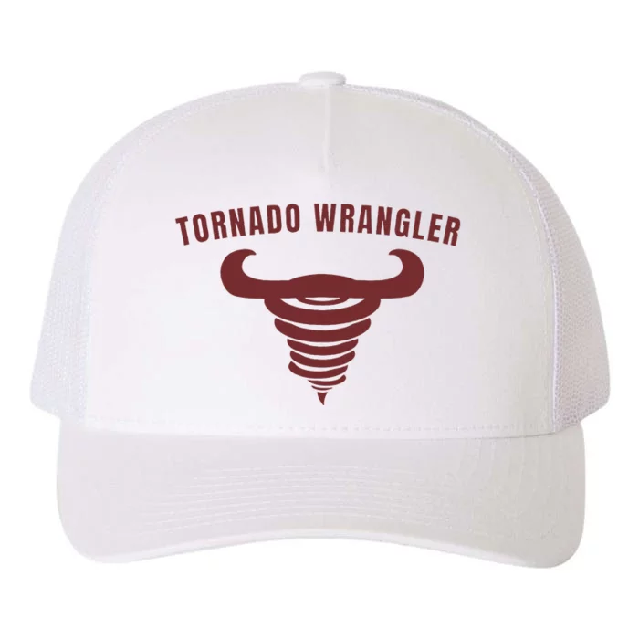 Tornado Wrangler Funny Design Yupoong Adult 5-Panel Trucker Hat