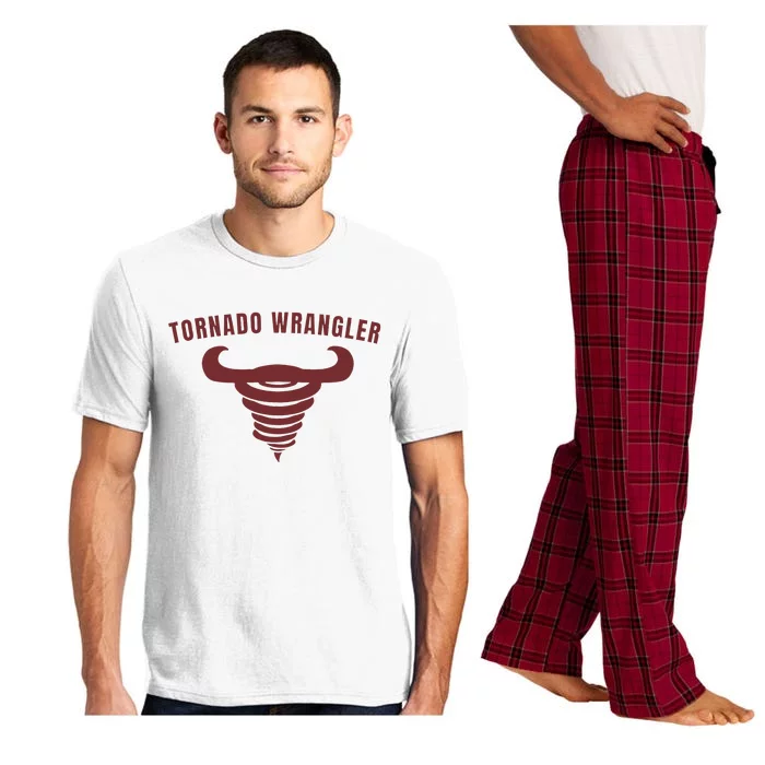 Tornado Wrangler Funny Design Pajama Set