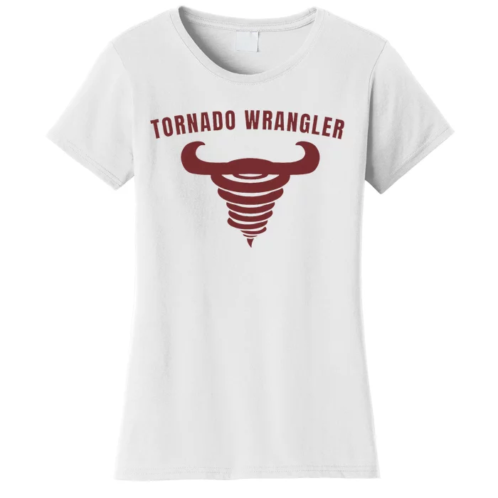 Tornado Wrangler Funny Design Women's T-Shirt