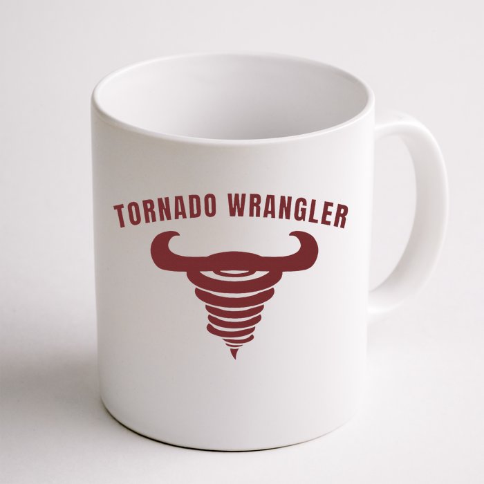 Tornado Wrangler Funny Design Front & Back Coffee Mug