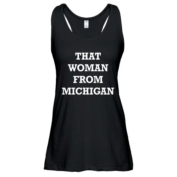 That Woman From Michigan Ladies Essential Flowy Tank