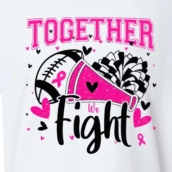 Together We Fight Breast Cancer Cheer Sueded Cloud Jersey T-Shirt