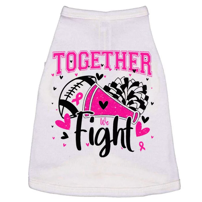 Together We Fight Breast Cancer Cheer Doggie Tank