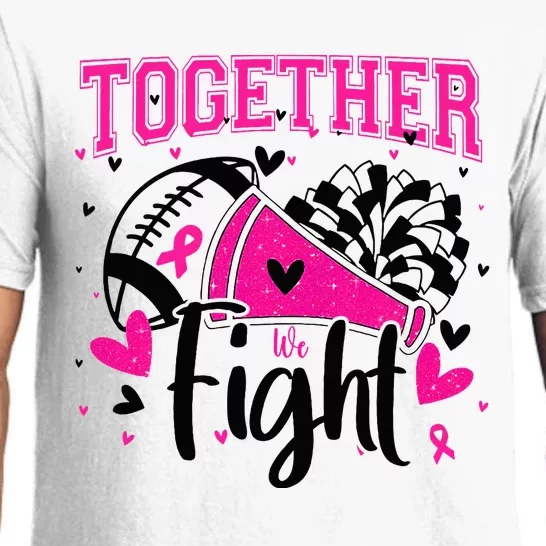 Together We Fight Breast Cancer Cheer Pajama Set