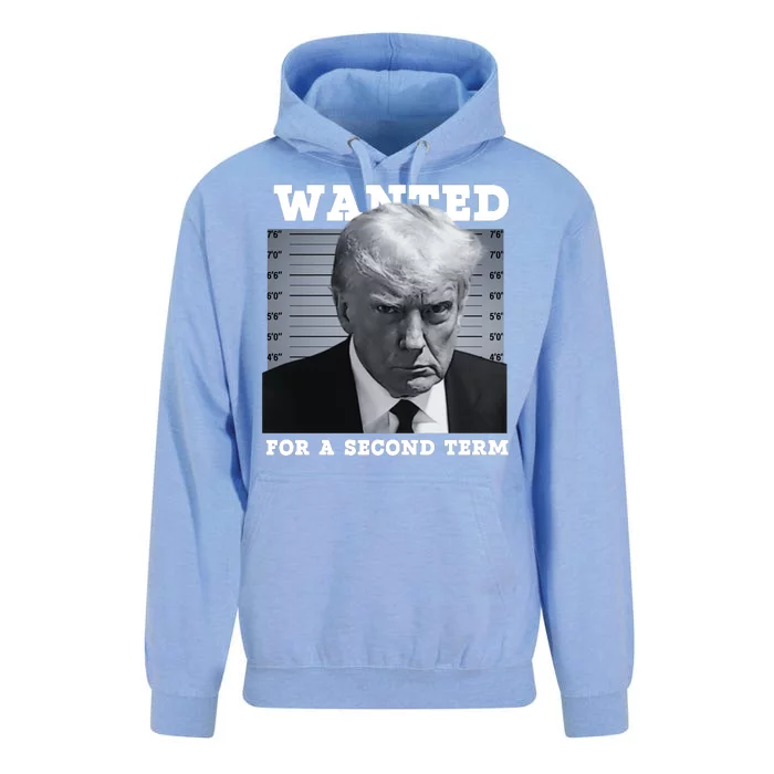 Trump Wanted For A Second Term Unisex Surf Hoodie