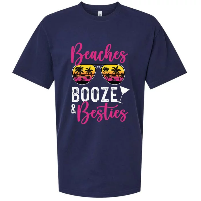 Trip Weekend Friends Beaches Booze Besties Sueded Cloud Jersey T-Shirt