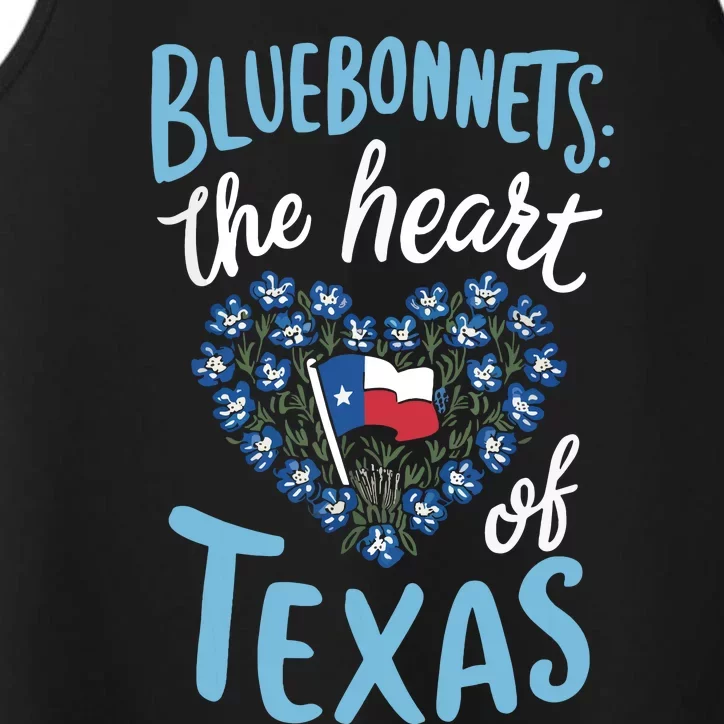 Texas Wildflowers Floral Texas Spring Lesser Sunflower Performance Tank