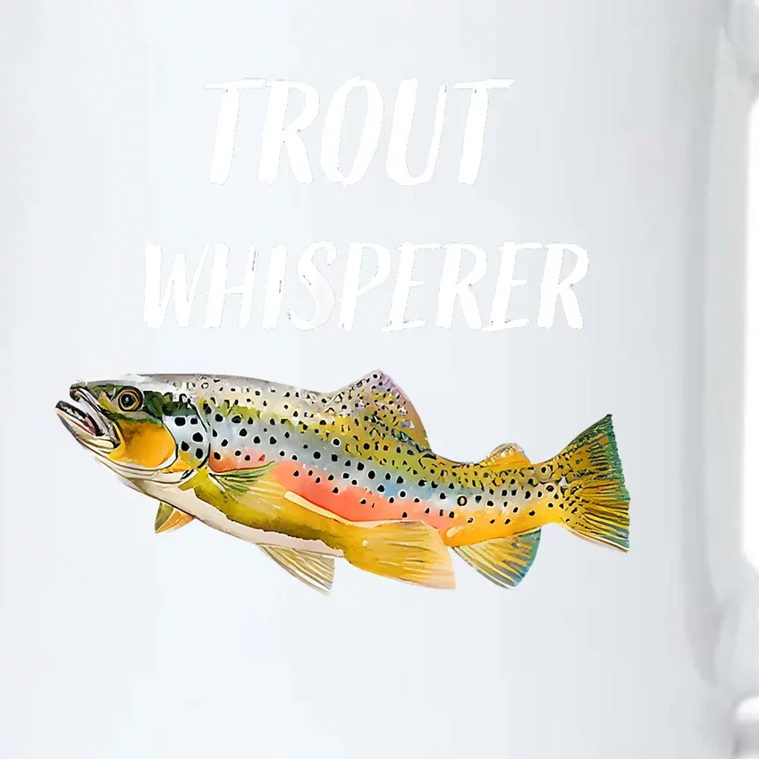 Trout Whisperer Fishing Rainbow Trout Black Color Changing Mug