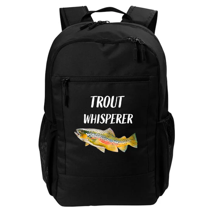 Trout Whisperer Fishing Rainbow Trout Daily Commute Backpack