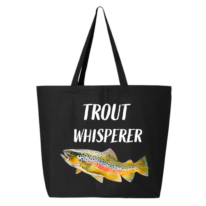 Trout Whisperer Fishing Rainbow Trout 25L Jumbo Tote