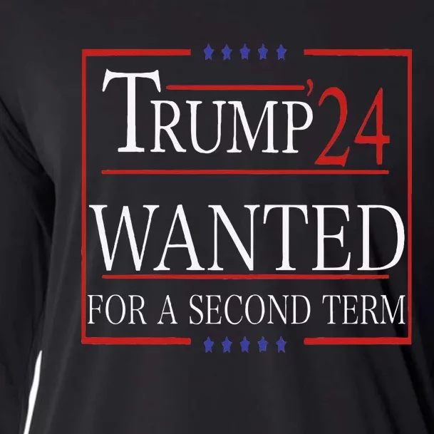 Trump Wanted For A Second Term Cooling Performance Long Sleeve Crew