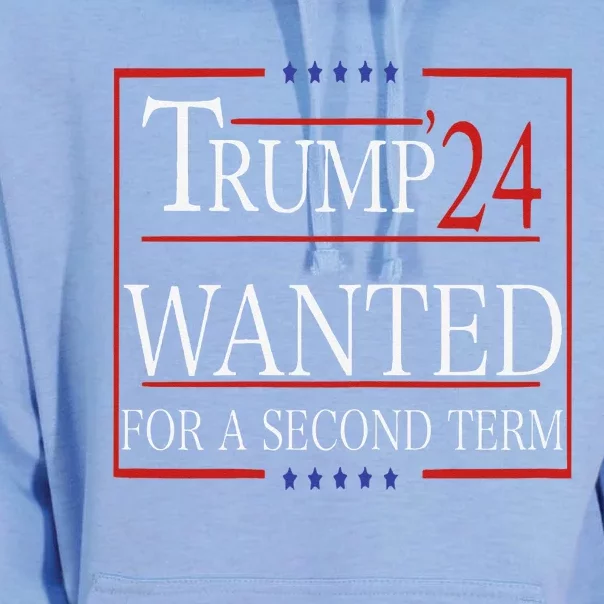 Trump Wanted For A Second Term Unisex Surf Hoodie