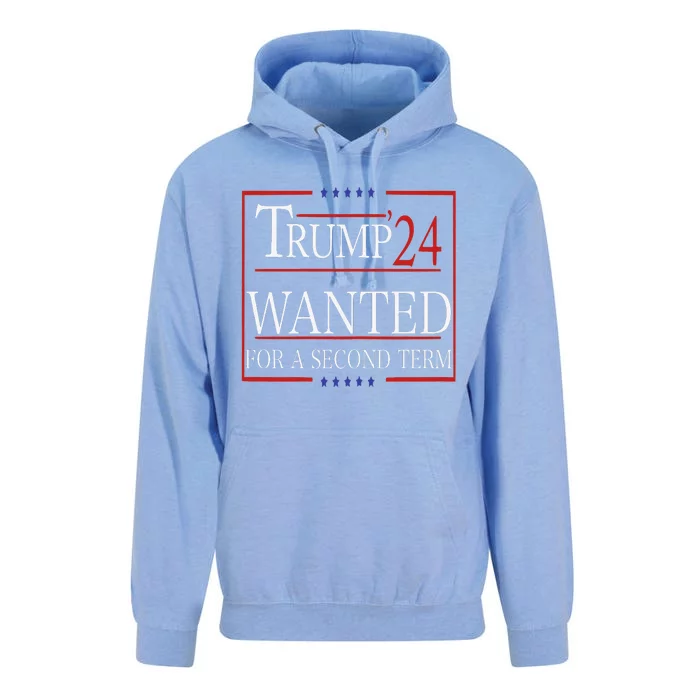 Trump Wanted For A Second Term Unisex Surf Hoodie