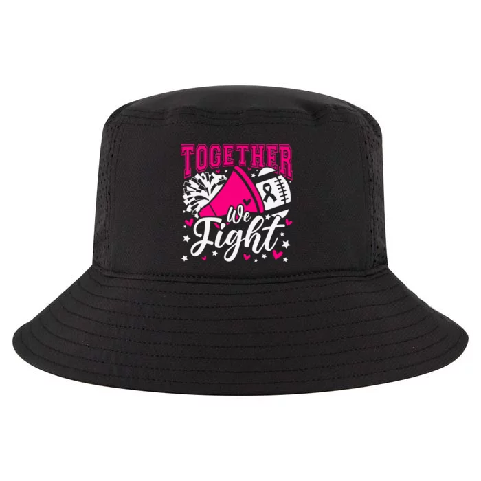 Together We Fight Breast Cancer Awareness Pink Ribbon Cool Comfort Performance Bucket Hat