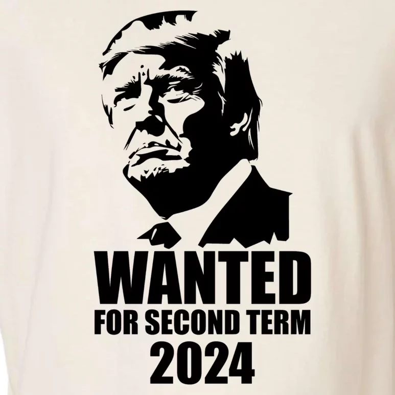 Trump Wanted For Second Term Garment-Dyed Women's Muscle Tee