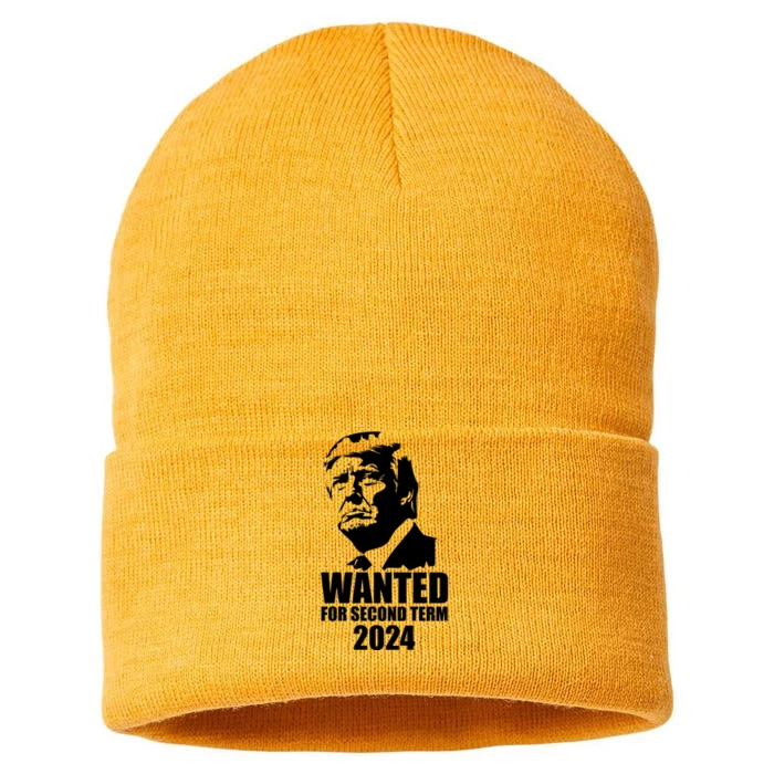 Trump Wanted For Second Term Sustainable Knit Beanie