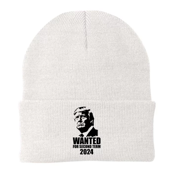 Trump Wanted For Second Term Knit Cap Winter Beanie