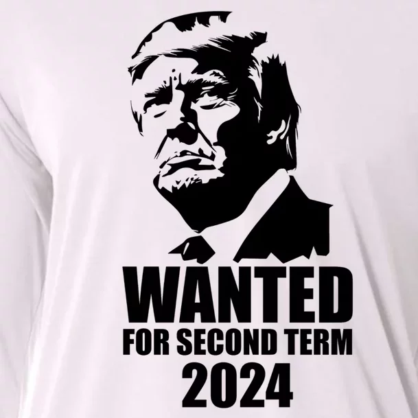 Trump Wanted For Second Term Cooling Performance Long Sleeve Crew