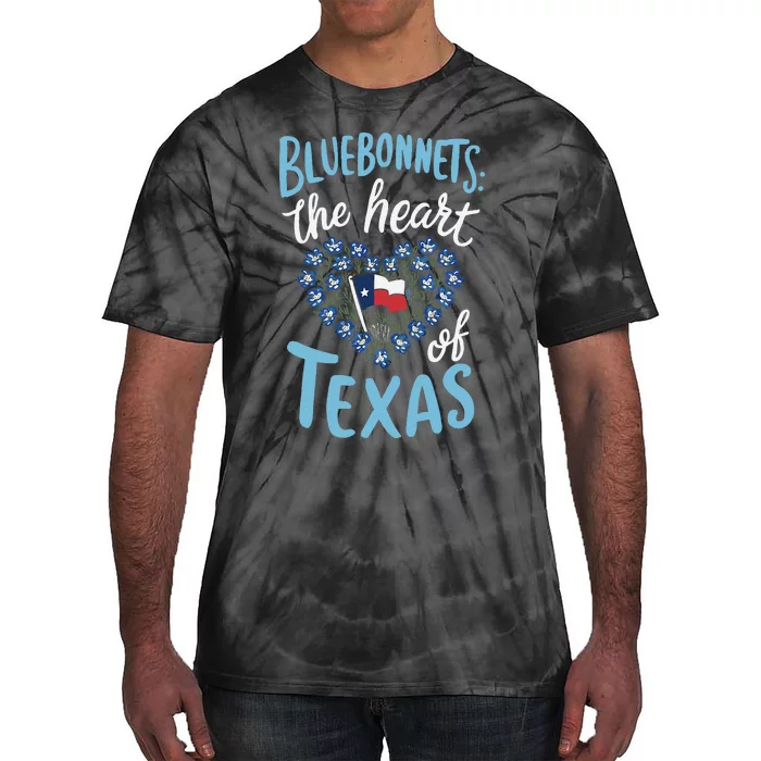 Texas Wildflowers Floral Texas Spring Lesser Sunflower Tie-Dye T-Shirt