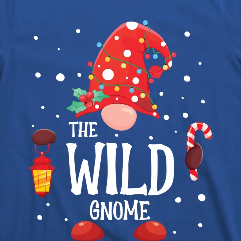 The Wild Gnome Matching Family Christmas Gnome Pajama Cool Gift T-Shirt