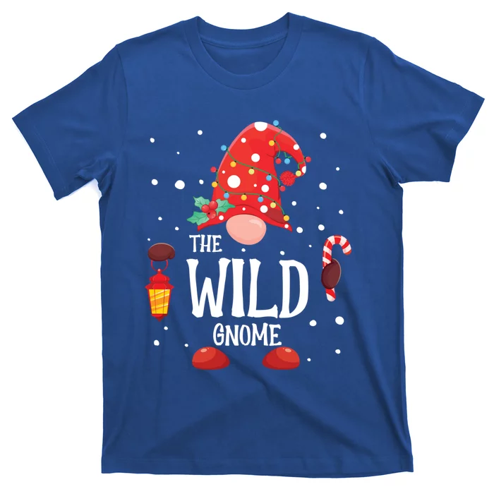 The Wild Gnome Matching Family Christmas Gnome Pajama Cool Gift T-Shirt